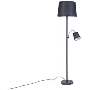 QAZQA retro - Klassieke Wandlamp met flexarm met leeslamp - 1 lichts - H 1579 mm - Wit - Woonkamer | Slaapkamer | Keuken