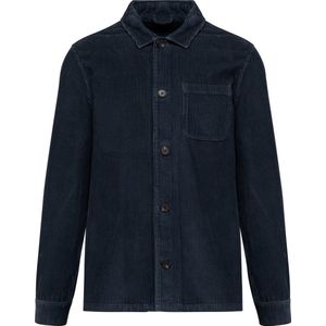 Native Spirit Ecologisch ribfluweel herenjasje NS603 - Washed Navy Blue - M