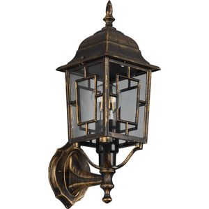 LED Tuinverlichting - Buitenlamp - Torna Torno - E27 Fitting - Spatwaterdicht IP44 - Brons - Alumunium