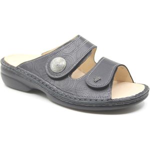 Finn Comfort, SANSIBAR, 02550-760099, Zwarte slippers