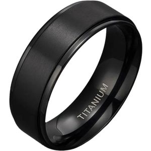 Nivard Ring - Ringen - Dames - Heren - Titanium - 70.15mm