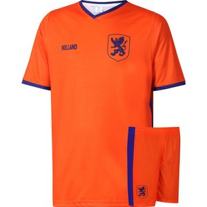 Nederlands Elftal Voetbaltenue Thuis - Oranje - EK 2024 - Voetbaltenue Kinderen - Shirt en Broekje - Jongens en Meisjes - Volwassenen - Heren en Dames-XXL