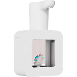 Automatische zeepdispenser voor kinderen met touch-sensor - Intelligente schuimzeep voor keuken en badkamer (wit eenhoorn) .
