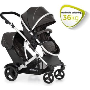 3 in 1 Kinderwagen – Duo Kinderwagen – Buggy – Wandelwagen – Plooibuggy – Geschikt voor 2 Kinderen – Maxi Cosi – Zonbescherming – Zwart