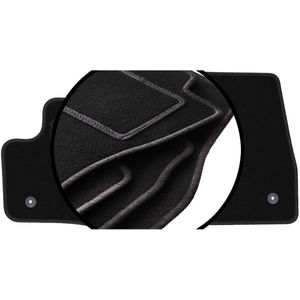 Complete set veloursmatten voor: Ford Transit Connect FL bestelbus (2017-)