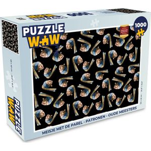 Puzzel Meisje met de parel - Patronen - Oude Meesters - Legpuzzel - Puzzel 1000 stukjes volwassenen