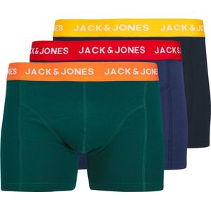Jack & Jones Heren Boxershorts Trunks JACMICK Effen 3-Pack - Maat XL