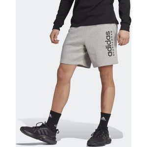 adidas Sportswear All SZN Fleece Graphic Short - Heren - Grijs - S Tall