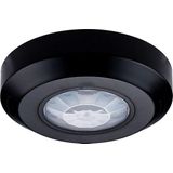 Bewegingssensor - Viron Cinti - Opbouw Rond - Mat Zwart - Kunststof - 360°