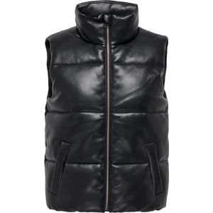 JDY JDYTRIXIE FAUX LEATHER WAISTCOAT OTW SIE Dames Gilet - Maat XS