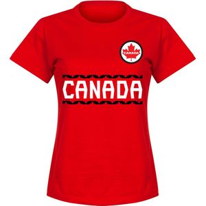 Canada Dames Team T-Shirt - Rood - XXL