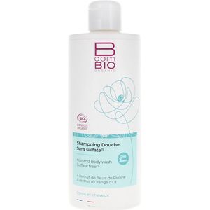 BcomBIO Organic Sulfaatvrije Douche Shampoo 500 ml