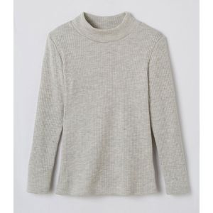 Damart - T-shirt met opstaande hals en fleece ribboorden Thermolactyl - Enfant - Grijs - 12ANS
