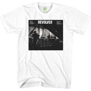 The Beatles - Revolver Studio Heren T-shirt - XL - Wit