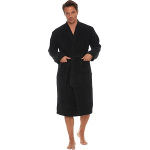 Heren kimono badjas, hoge kwaliteit saunajas, zacht en absorberend van 100% Turks biologisch katoen, Oeko-Tex 100 - Made in Green & GOTS-gecertificeerd