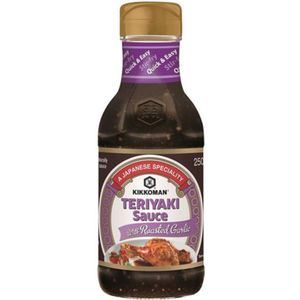 Kikkoman Teriyaki Knoflook 6 x 250ml Flessen