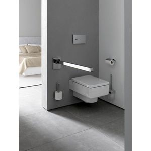 Toilethouder Reservepapierhouder - Verticale montage - Mat zwart - Badkameraccessoire