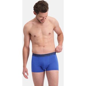 Comfortabel & Zijdezacht Bamboo Basics Liam - Bamboe Boxershorts Heren (Multipack 3 stuks) - Onderbroek - Ondergoed - Zwart, Blauw & Navy - S