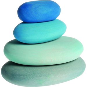 Grimm's houten pebbles rivier