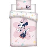 Disney Minnie Mouse BABY Dekbedovertrek, Sweet -140 x 100 cm - Katoen