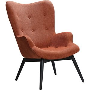 Fauteuil Lisanne Koper - Stof - Zithoogte 40 cm