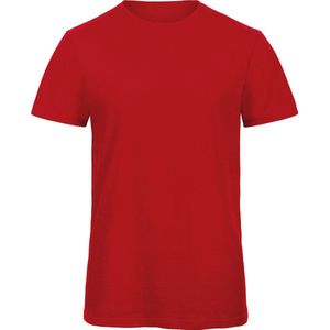 T-shirt Heren 3XL B&C Ronde hals Korte mouw Chic Red 100% Katoen
