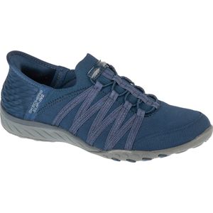 Skechers Slip-ins: Breathe Easy - Roll With Me 100593-NVY, Vrouwen, Marineblauw, Sneakers, maat: 40