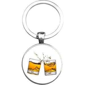 Sleutelhanger Glas - Whiskey