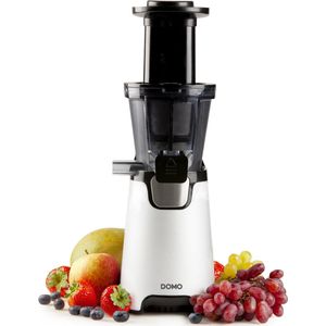 Domo DO9248J Slow Juicer - Sapcentrifuge - 150W - Health Booster - Wit/Zwart