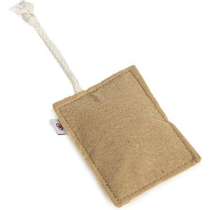 Vilten speelkussen ""Felty"" met Catnip - Beige - ± 7,5 x 10,5 cm - Kattenspeelgoed - CanadianCat Company