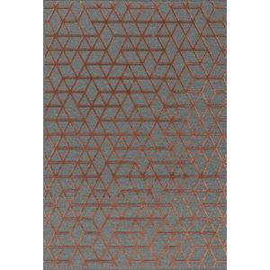 Vloerkleed Brinker Carpets Chiara 826 Grey Red - maat 160 x 230 cm