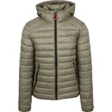 Superdry Fuji Pufferjas Khaki - Maat XL - Heren - Winterjassen