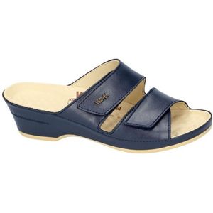 Vital -Dames -  blauw donker - slippers & muiltjes - maat 36