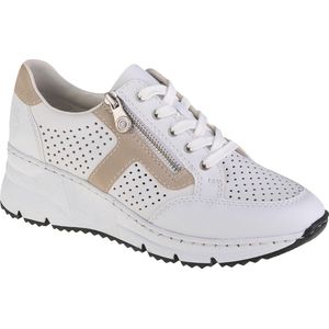 Rieker Sneakers N6304-80, Vrouwen, Wit, Sneakers, maat: 41