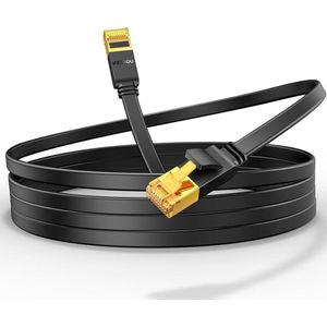 LAN-kabel - Cat 7 Ethernet 10Gbps RJ45-stekker plat en dun voor laptop switch router - 20M