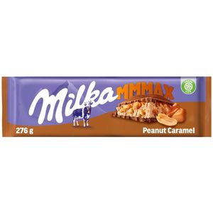 Milka Mmmax Chocolade Reep Peanut Caramel 276 gram