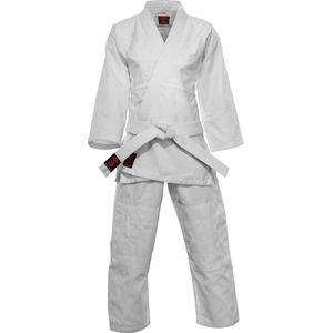 Essimo Kinza  Judopak - Unisex - wit Maat: 130