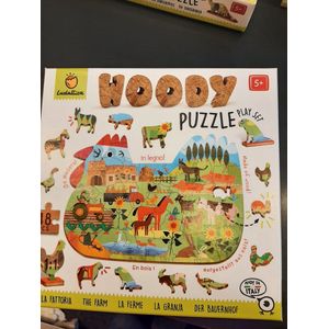 LUDATTICA Houten Puzzel - Boerderij