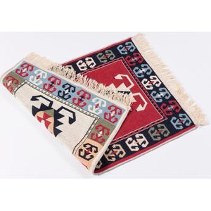 Kelim Vloerkleed  80x150 cm - Eli Belinde -Keukenloper - Loper kilim tapijt - Rug- Machinewasbaar