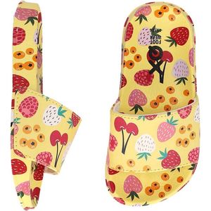 XQ Footwear - Slippers - Fruit - Geel - Multi - Color - Maat 33/34