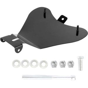 Solozitje voor Motorfiets met Zware Stalen Veer - Montagehouder Kit voor Bobber Chopper