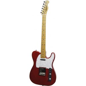 Phoenix EG-492MF-CRD Candy Apple rood telecaster elektrische gitaar