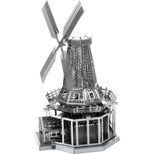 3d Bouwpakket - molen- metaal -Bouwset - Modelbouw -3D Bouwmodel - DIY 3d puzzel