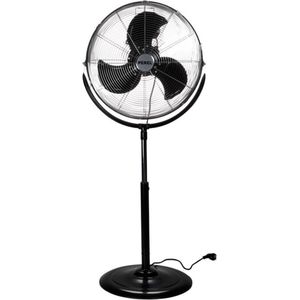 Ventilator | Vloerventilator | Statiefventilator - Metaal 45cm - 140 Watt