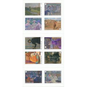 Bpost - Kunst - 10 postzegels tarief 1 - Verzending België - Van Rysselberghe