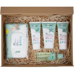 Grace is Green Derma Eco Baby - Cadeaupakket - Giftset - Natuurlijke babyproducten - Eco baby cadeau - Duurzaam cadeau