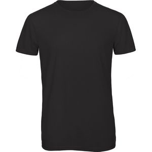 T-shirt met ronde hals 'Triblend men' B&C Collectie Zwart - L