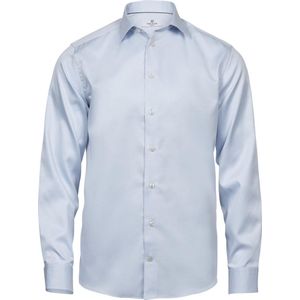 Tee Jays Heren Luxe Comfort Fit Lange Mouw Oxford Shirt (Lichtblauw)