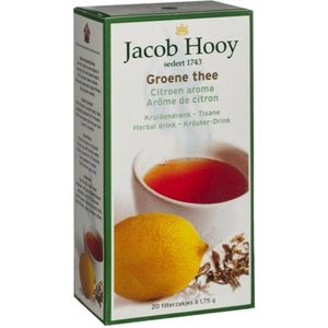 Jacob Hooy - Jacob Hooy - Jacob Hooy Groene Citroen Thee 20 Theezakjes