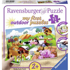 Ravensburger My First Outdoor Puzzel - Boerderijdieren (12 stukjes)